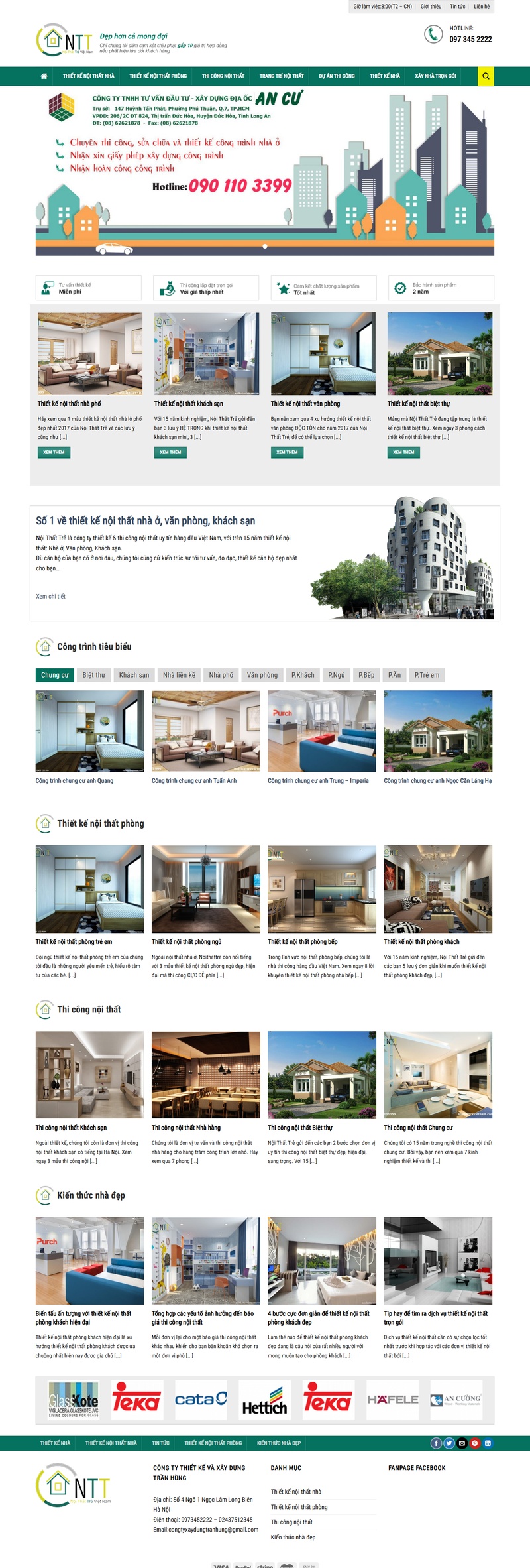 Theme wordpress công ty kiến trúc - xây dựng