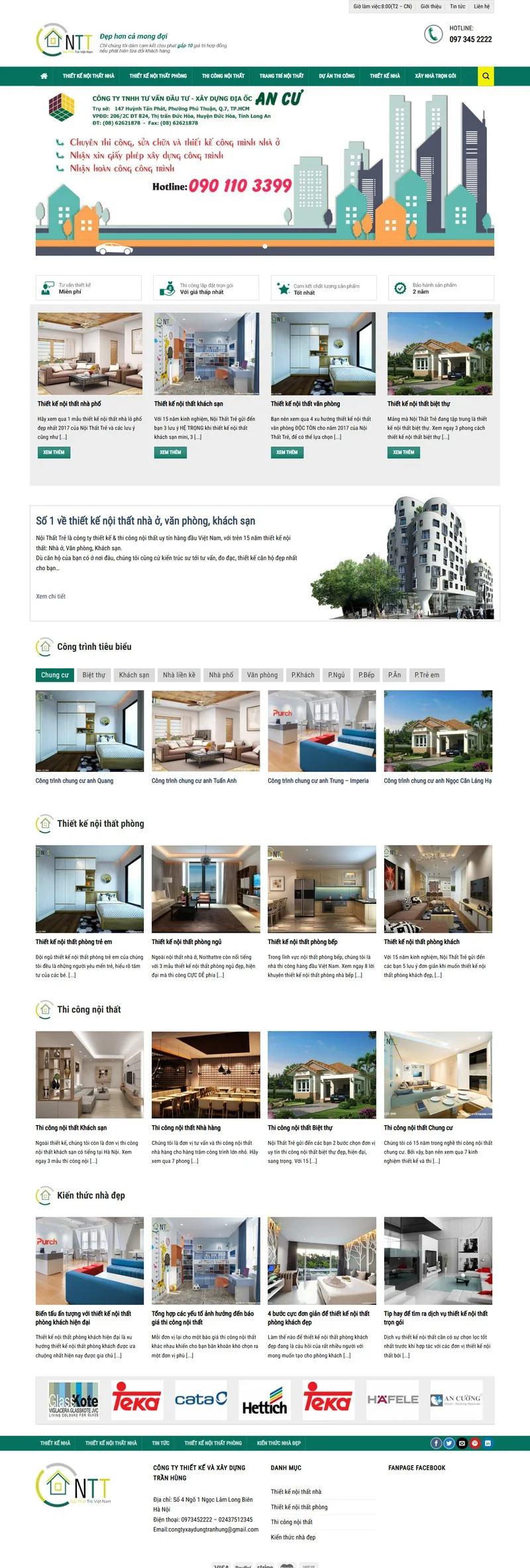 Theme wordpress công ty kiến trúc - xây dựng