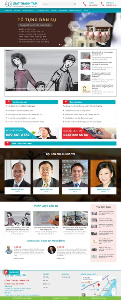 Theme wordpress công ty luật 01