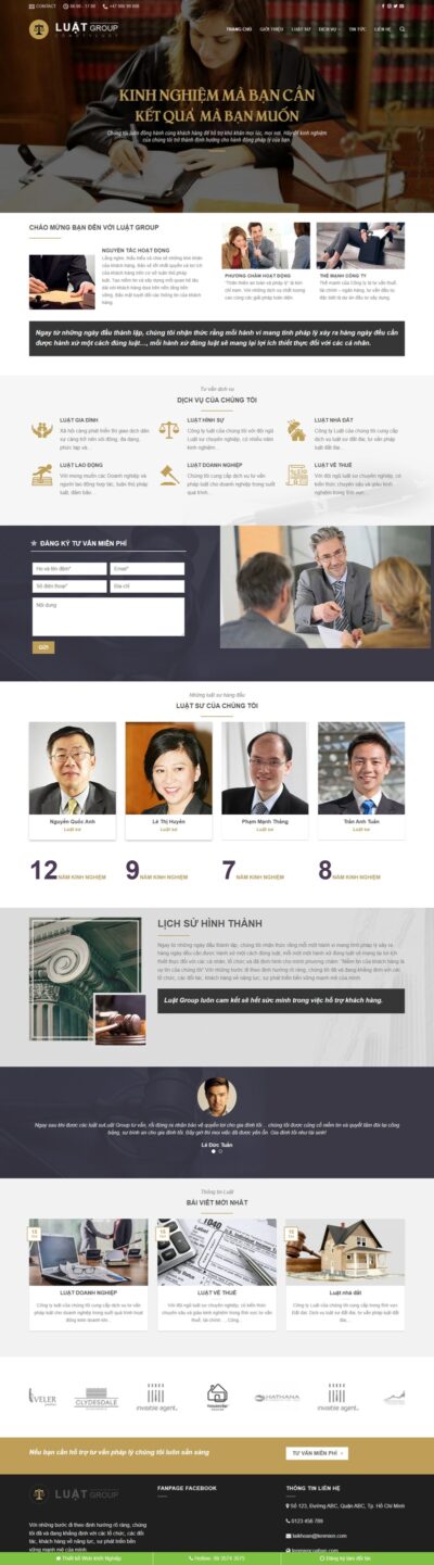 Theme wordpress công ty luật