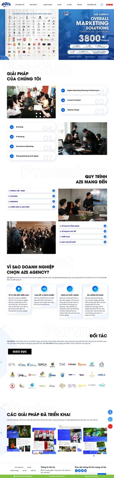 Theme wordpress công ty marketing, agency digital, thiết kế web