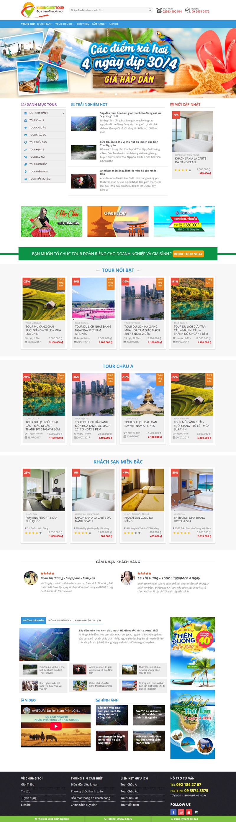 Theme Wordpress đặt tour du lịch