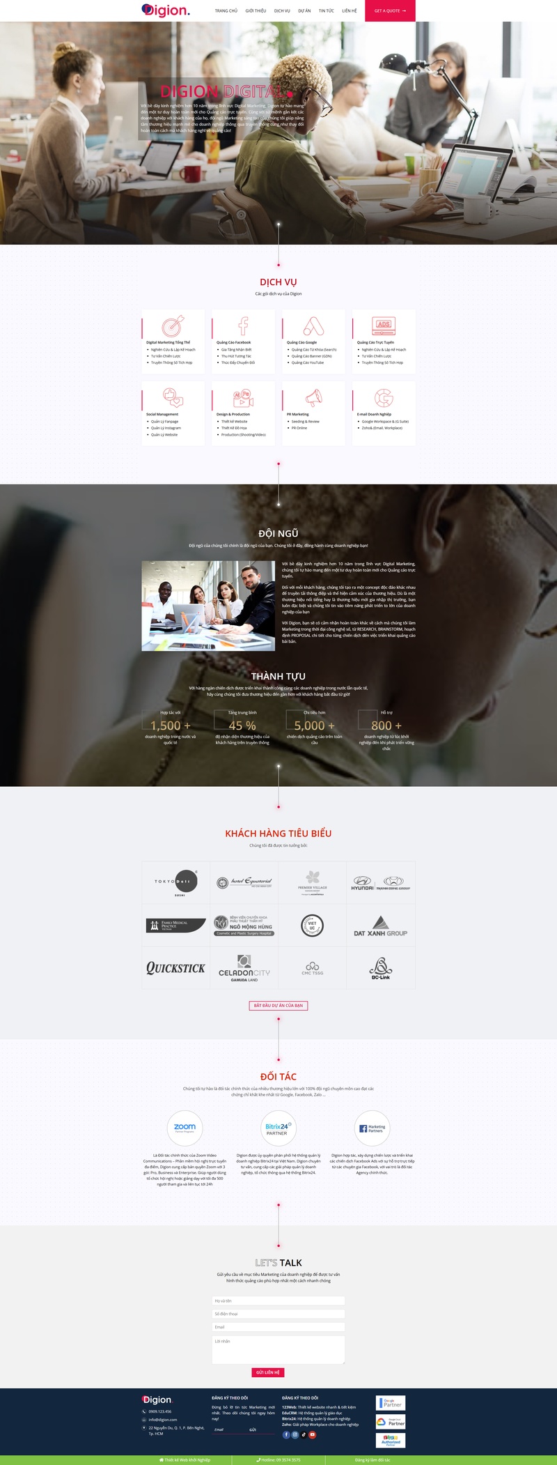 Theme wordpress dịch vụ agency