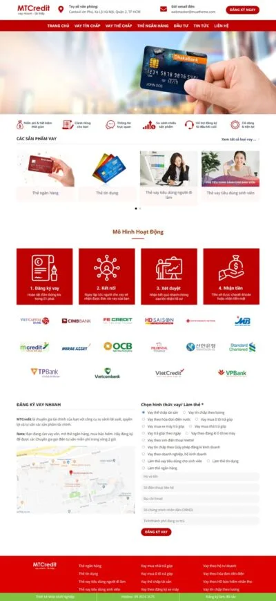 Theme wordpress dịch vụ cho vay tài chính