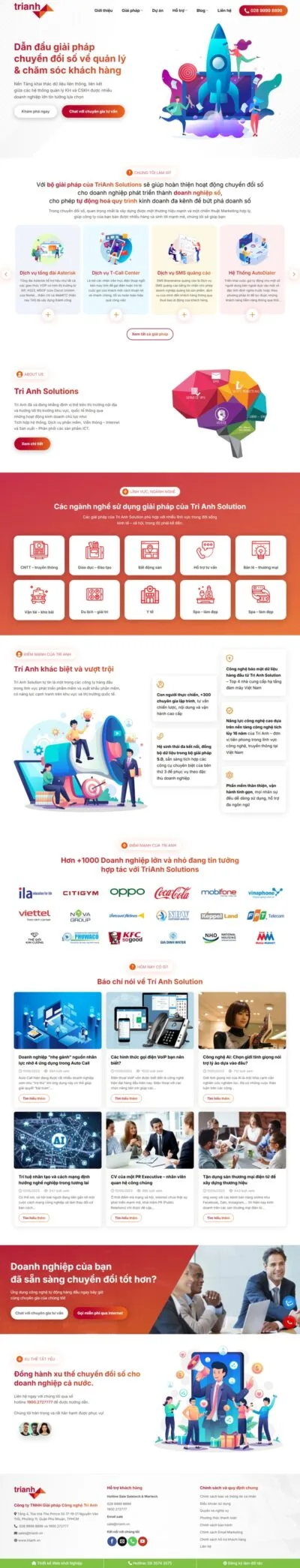 Theme wordpress dịch vụ chuyển đổi số , marketing, thiết kế web