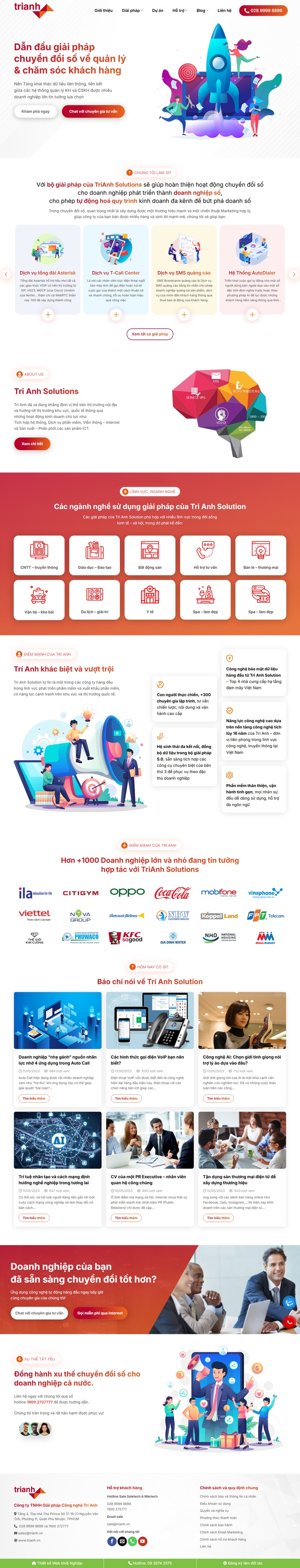 Theme wordpress dịch vụ chuyển đổi số , marketing, thiết kế web