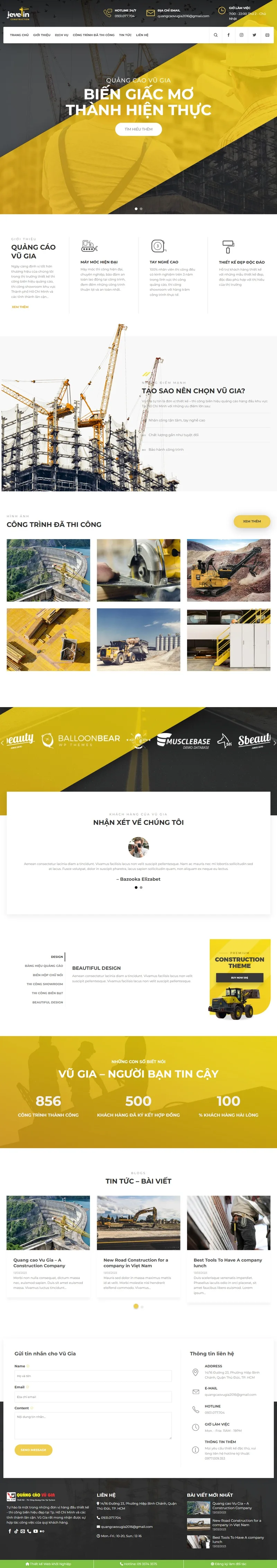 Theme wordpress dịch vụ quảng cáo 02