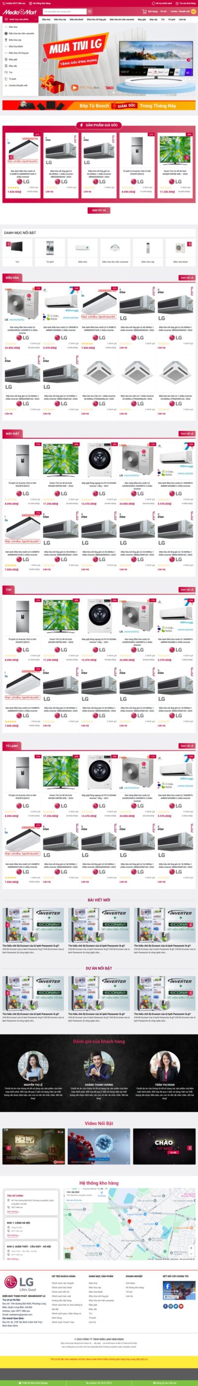 Theme wordpress điện máy 02