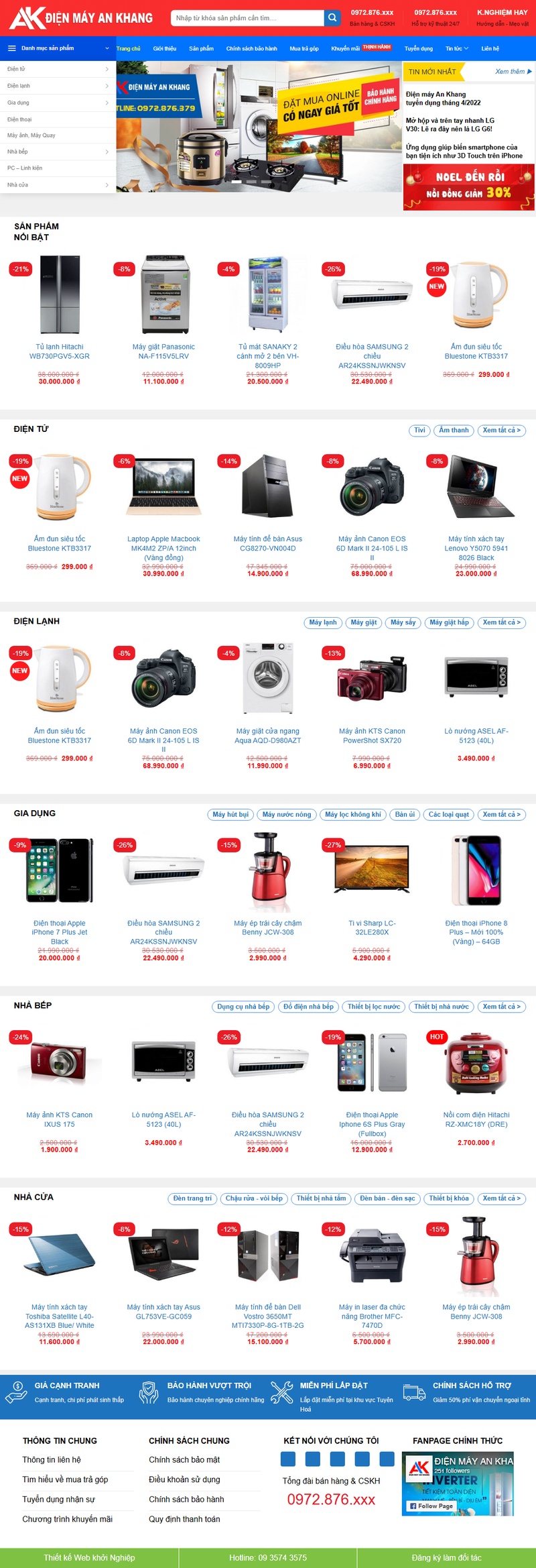 Theme wordpress điện máy 06