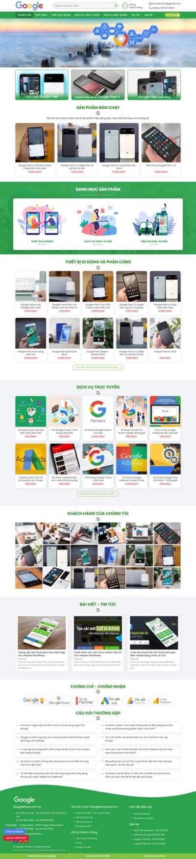 Theme wordpress điện thoại 02