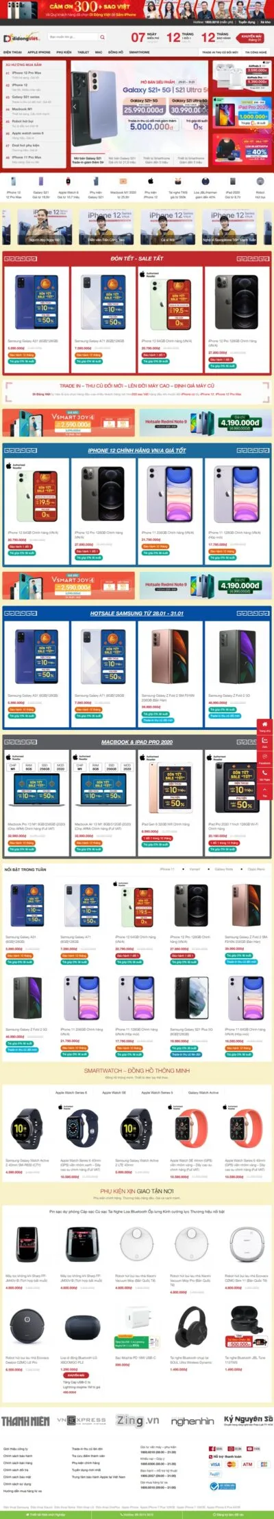 Theme wordpress điện thoại 08