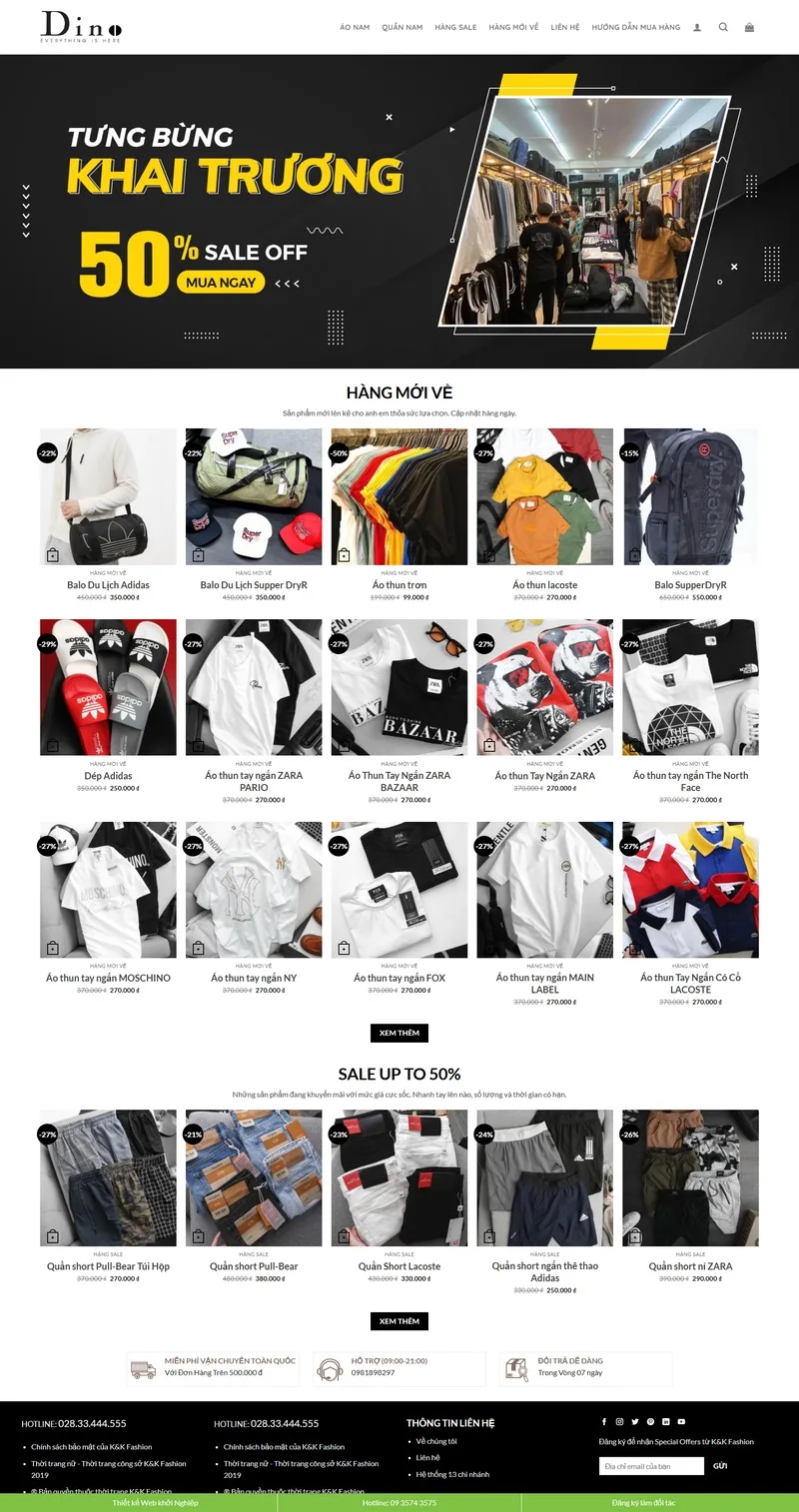 Theme wordpress đồ nam 02