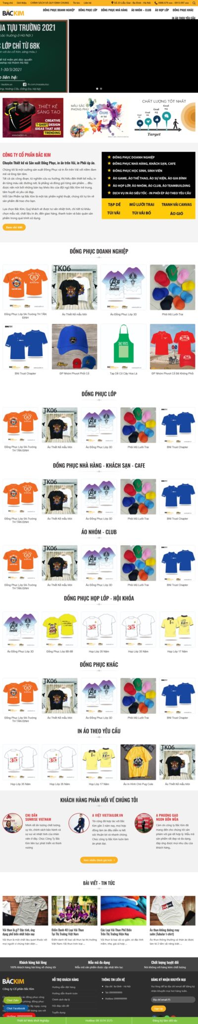 Theme wordpress đồng phục 01