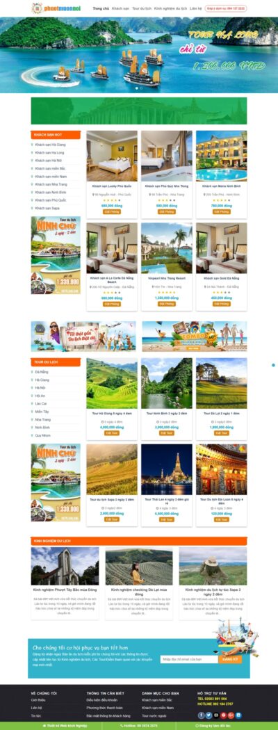 Theme wordpress du lịch 02