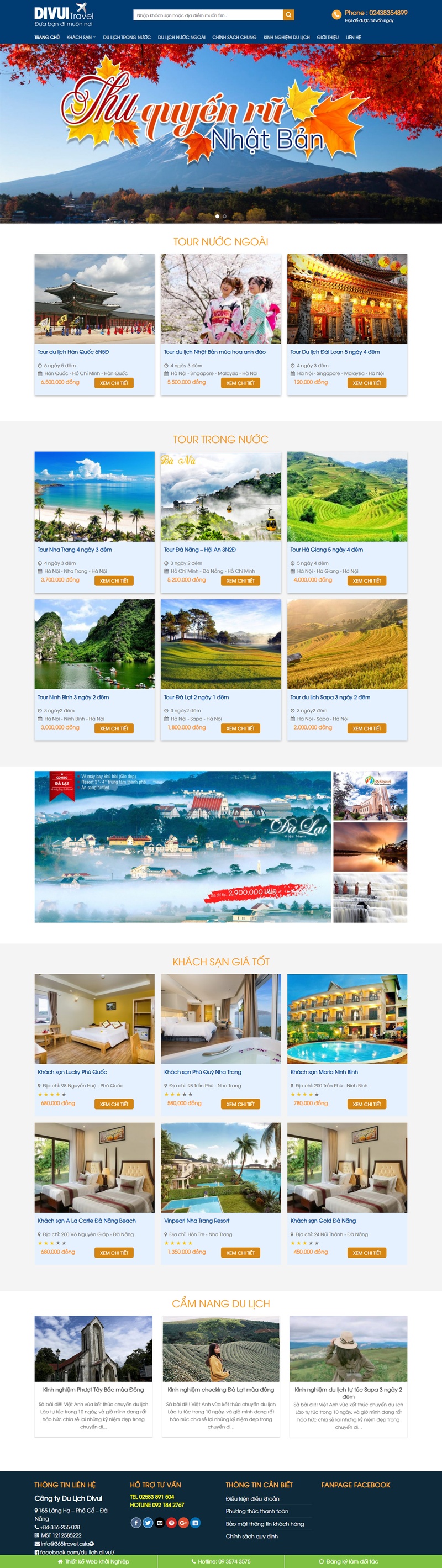 Theme wordpress du lịch 03