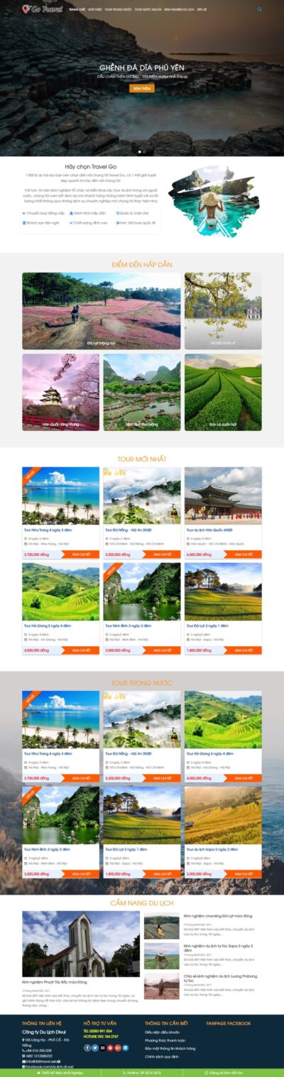 Theme wordpress  du lịch 04