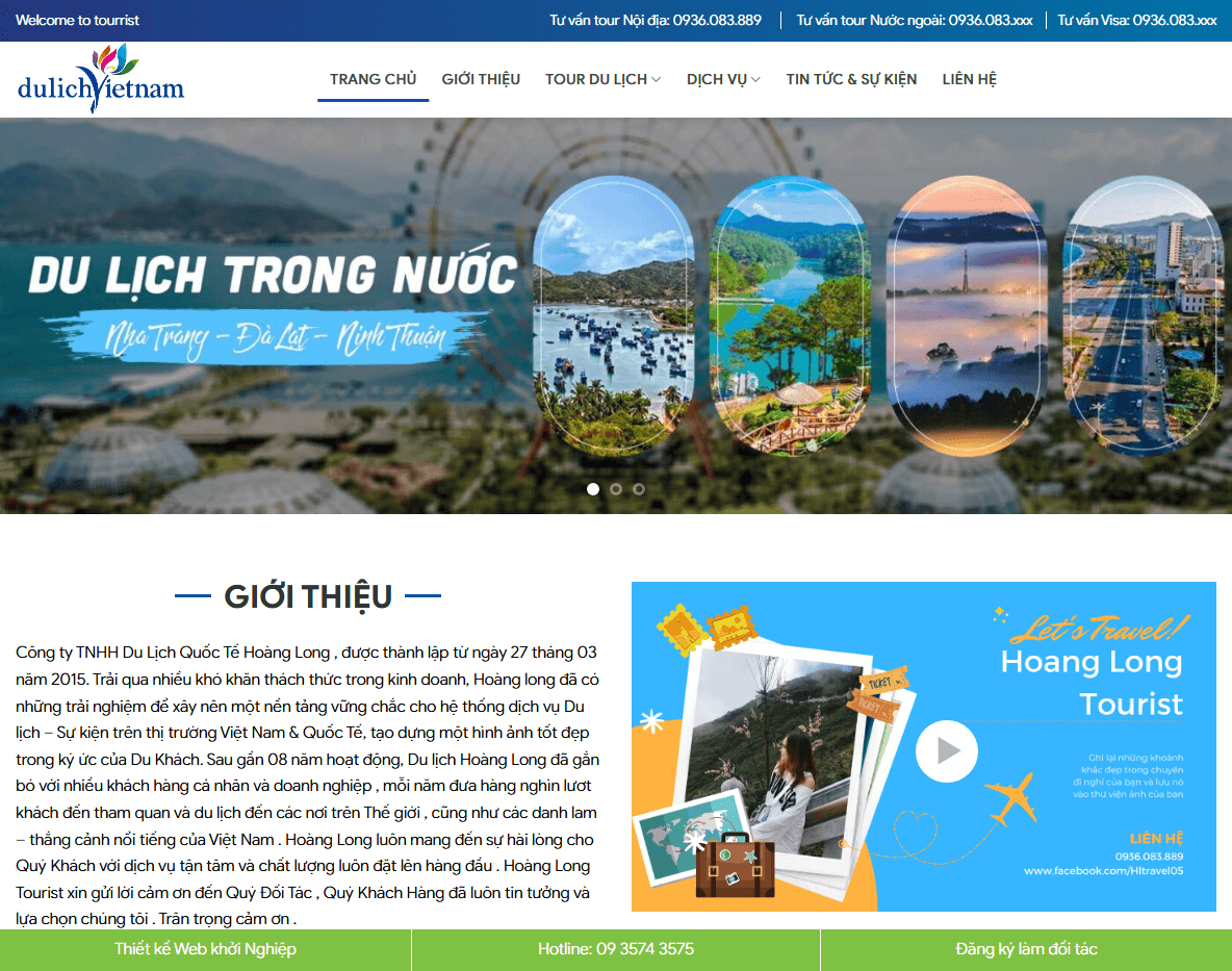 Giao diện Theme WordPress du lịch 22