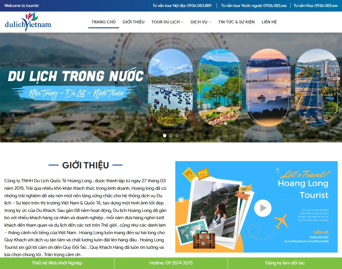 Giao diện Theme WordPress du lịch 22