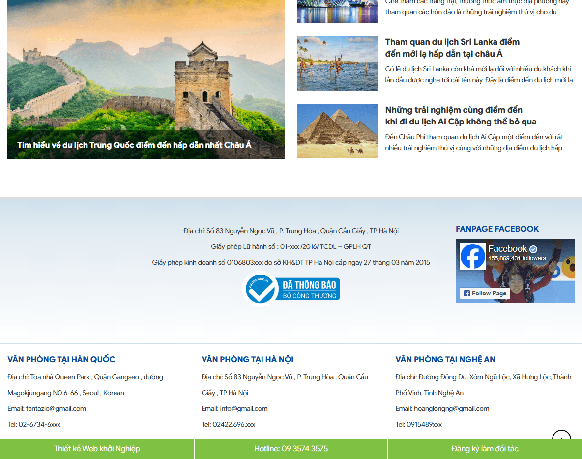 Giao diện quản trị Theme WordPress du lịch 22