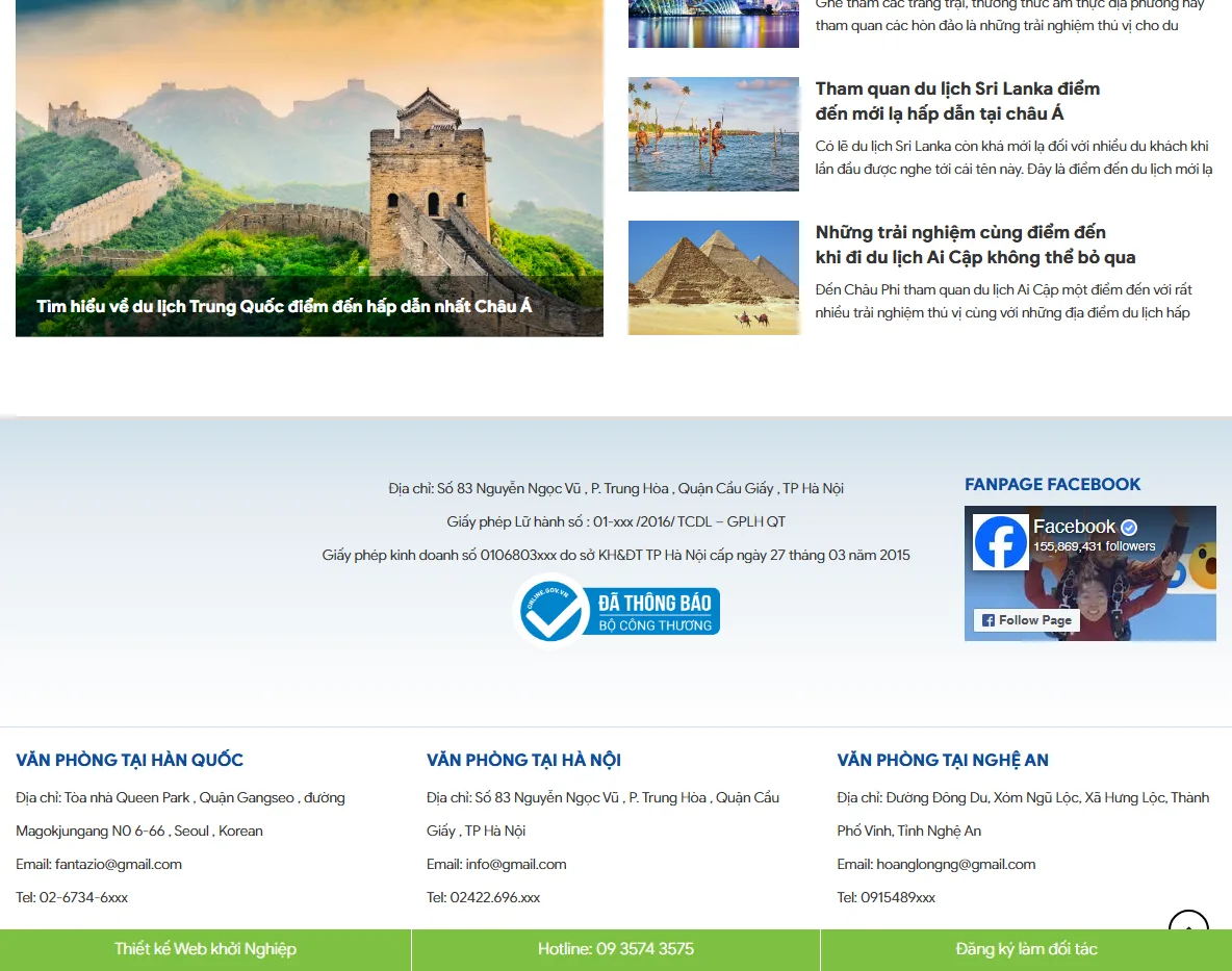Giao diện quản trị Theme WordPress du lịch 22