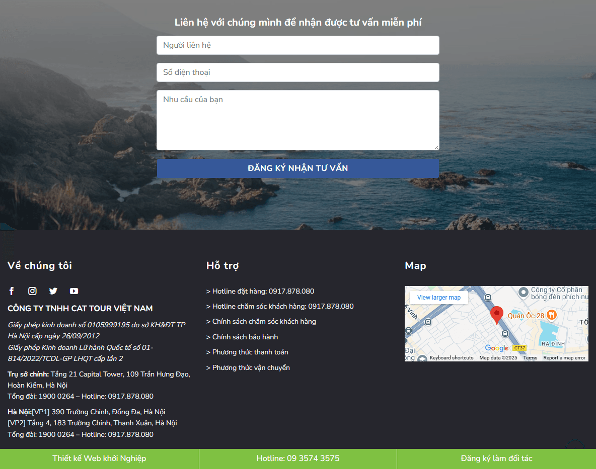 Tính năng Theme WordPress du lịch 23
