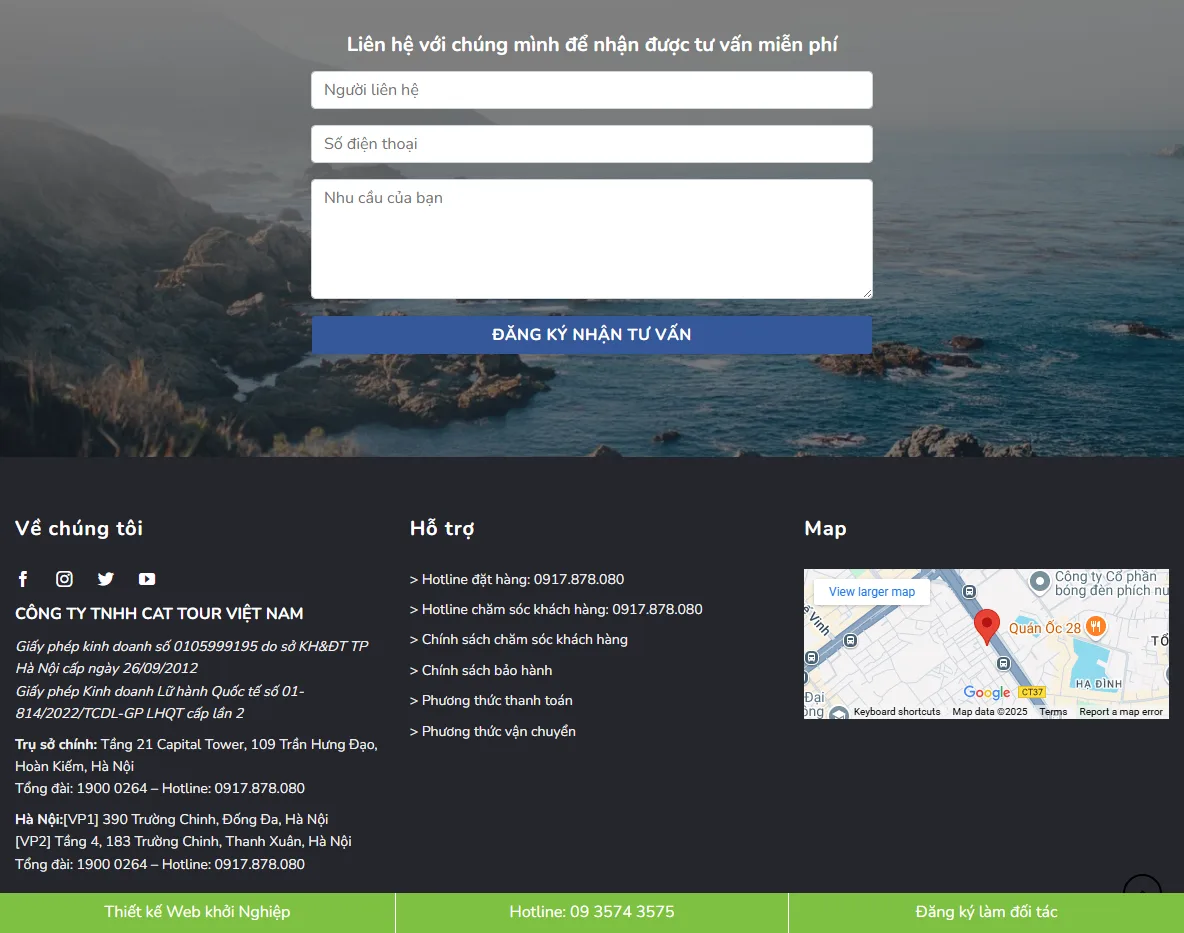 Tính năng Theme WordPress du lịch 23
