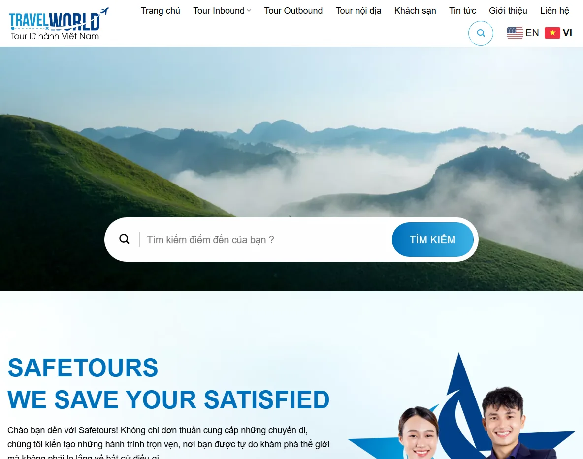 Giao diện Theme WordPress du lịch cao cấp 026