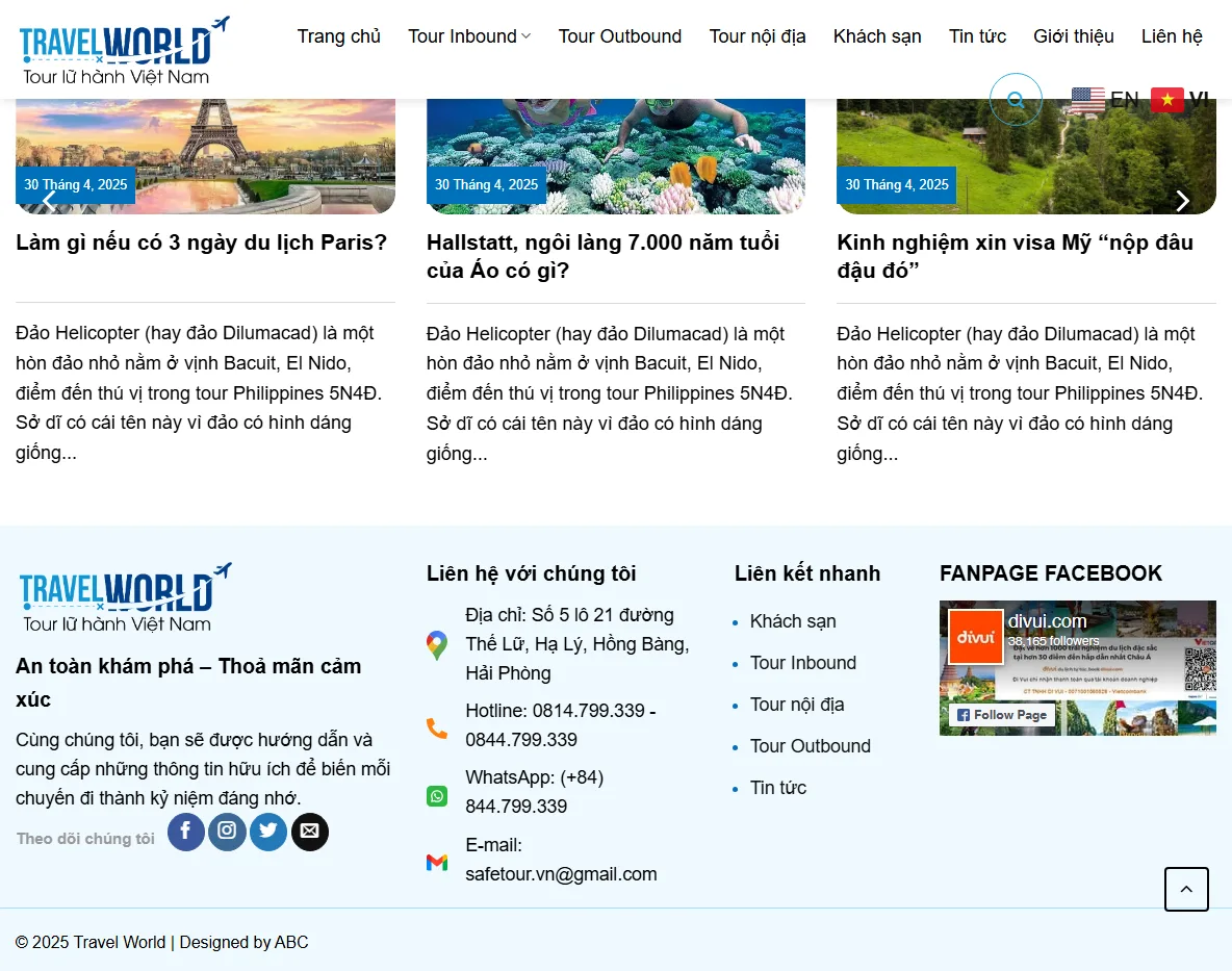 Tính năng Theme WordPress du lịch cao cấp 026