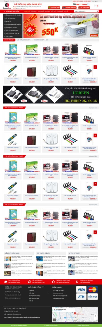 Theme wordpress flatsome bán máy tính 01