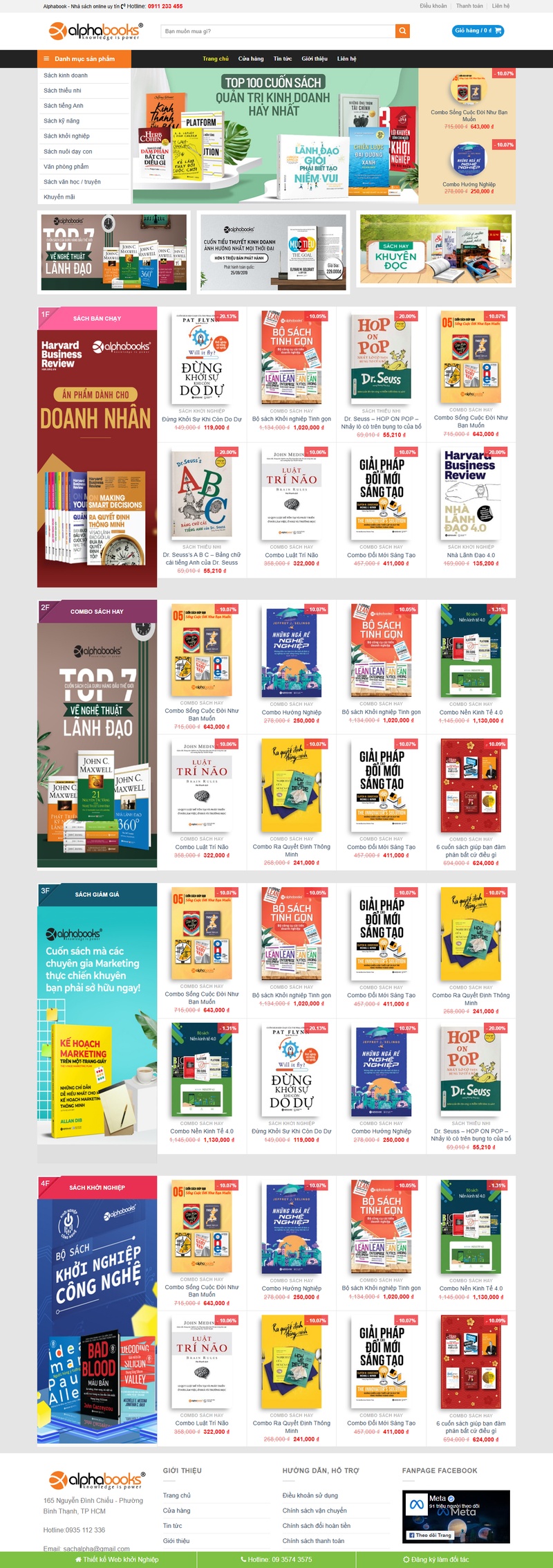 Theme wordpress Flatsome bán sách