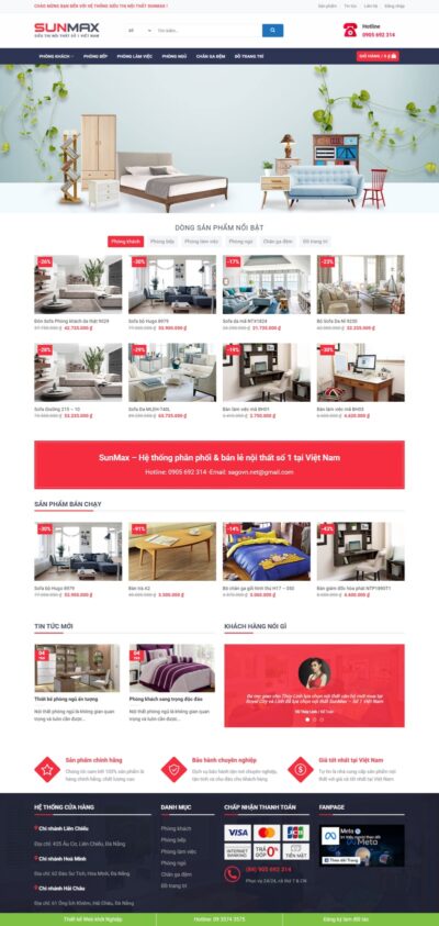 Theme wordpress flatsome nội thất 12