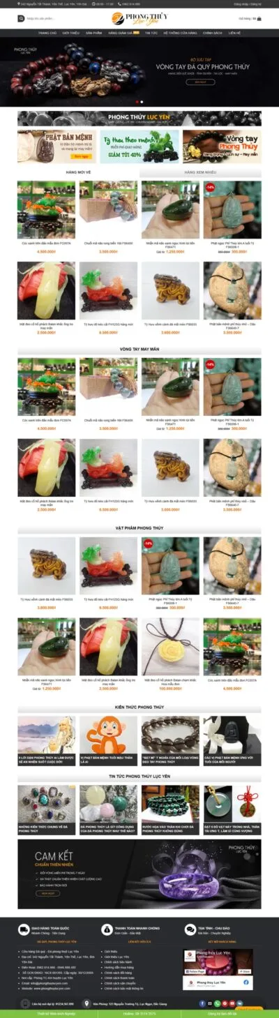 Theme wordpress flatsome phong thủy 01