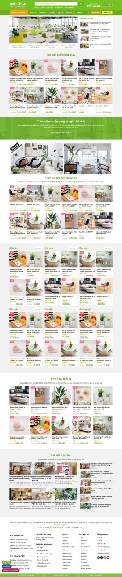 Theme wordpress flatsome trang trí 01