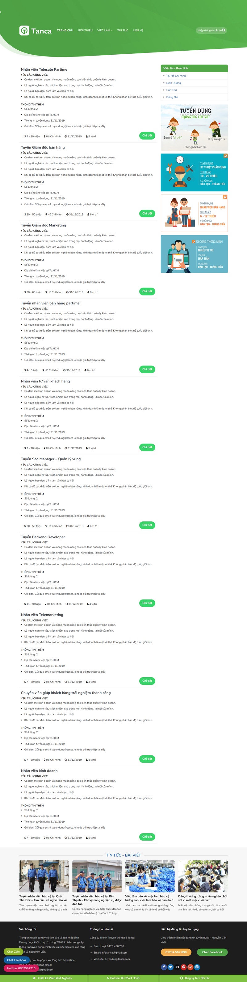 Theme wordpress Flatsome tuyển dụng