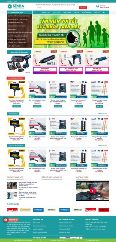 Theme wordpress flatsome xây dựng 04