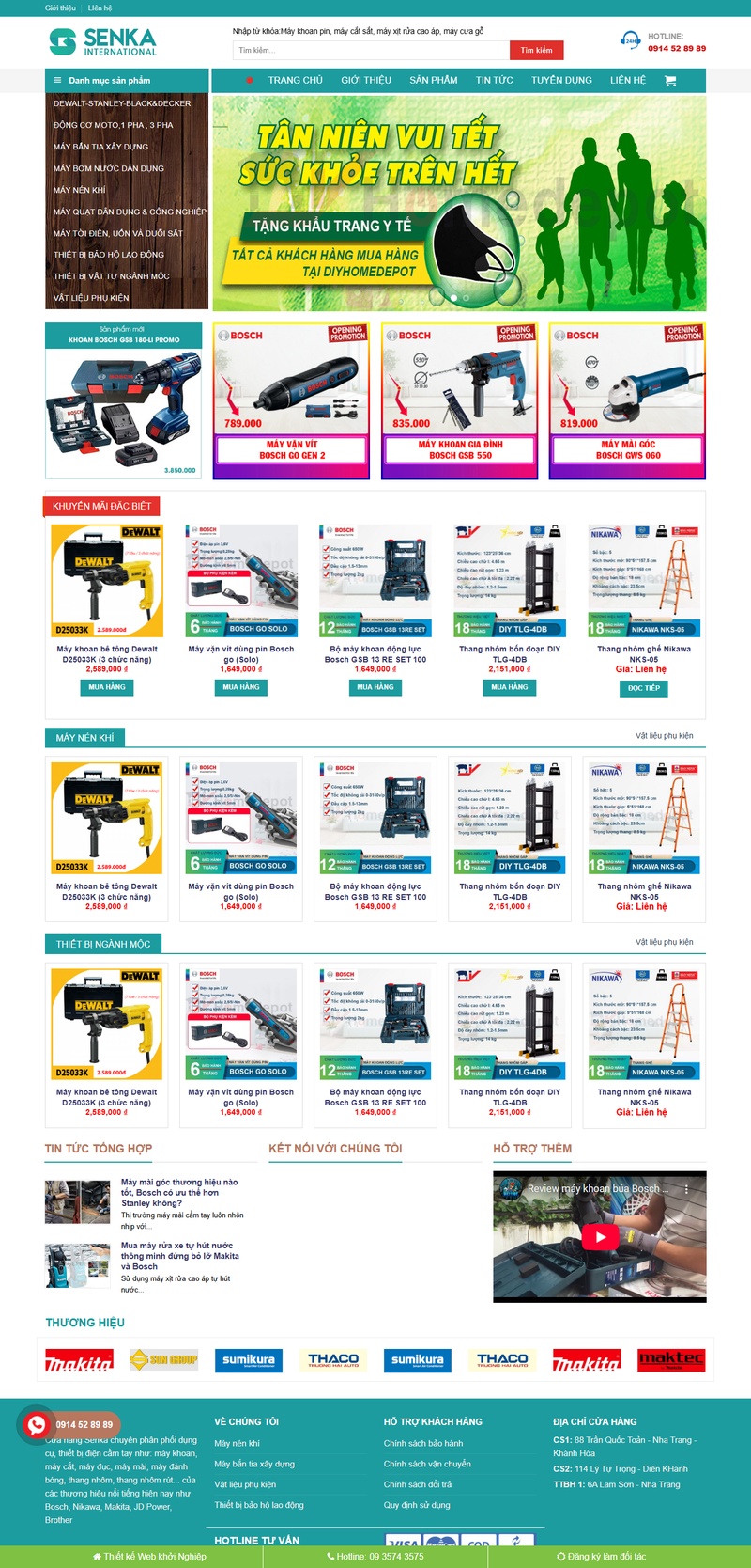 Theme wordpress flatsome xây dựng 04