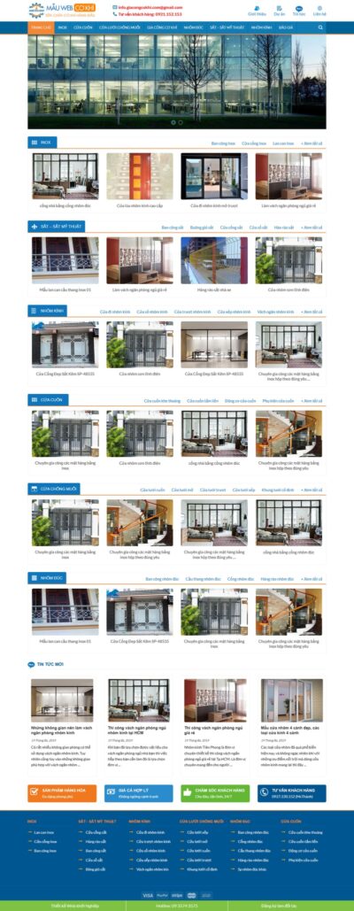 Theme wordpress gia công cơ khí