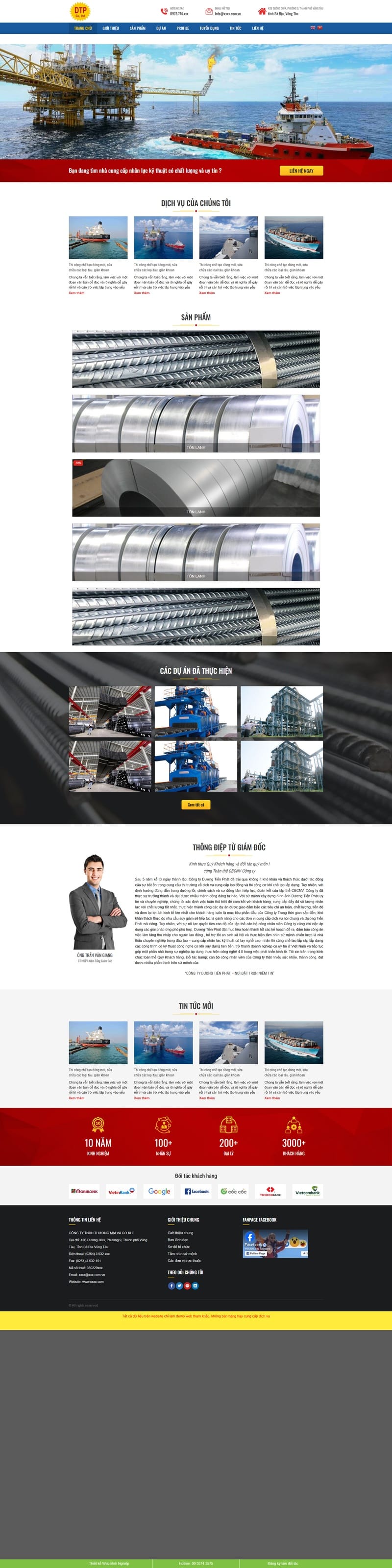 Theme wordpress giới thiệu công ty 02