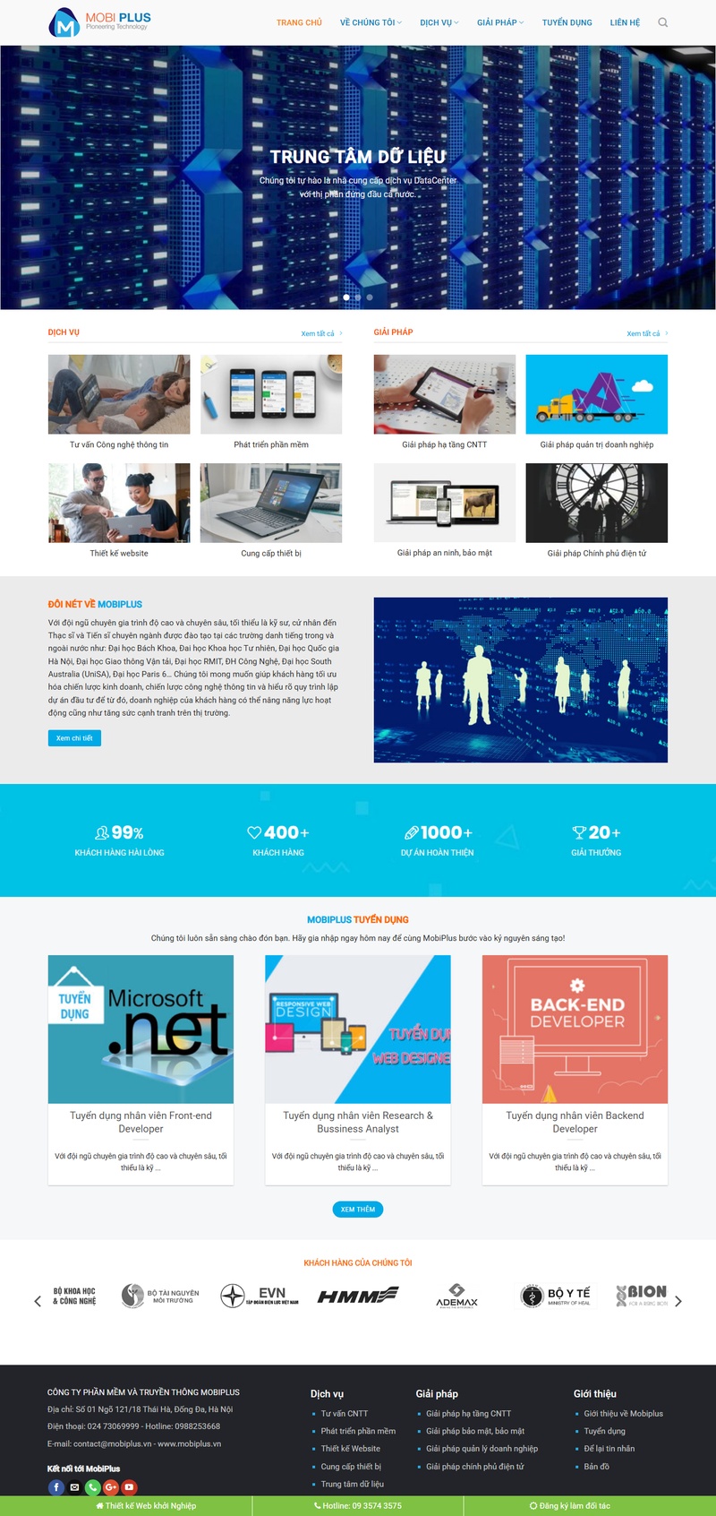 Theme wordpress giới thiệu công ty đẹp