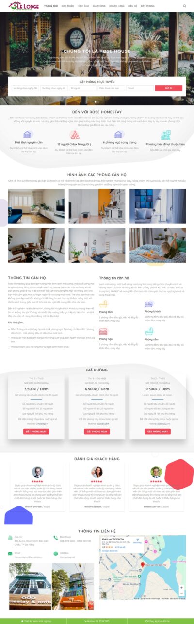 Theme wordpress giới thiệu khách sạn