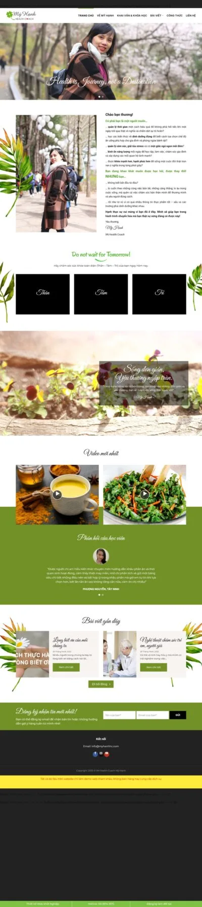 Theme wordpress giới thiệu profile cá nhân