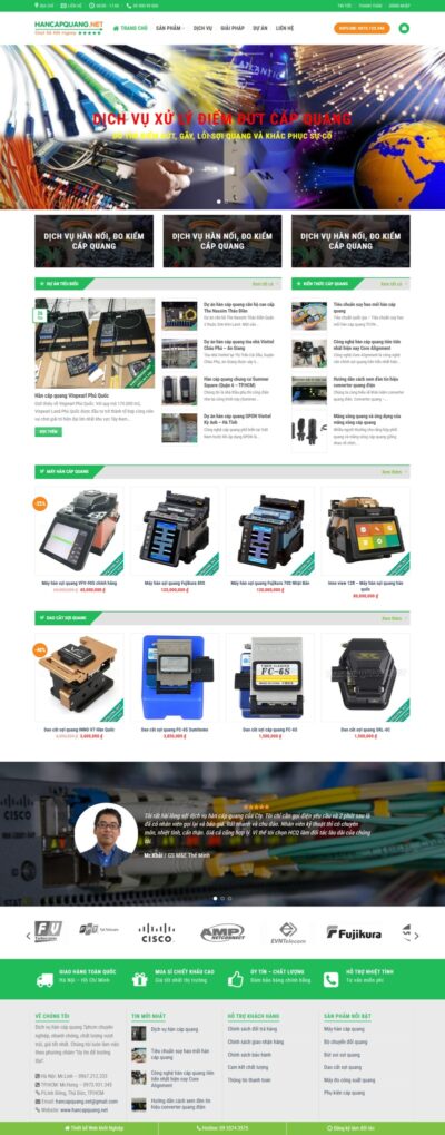 Theme wordpress hàn cáp quang