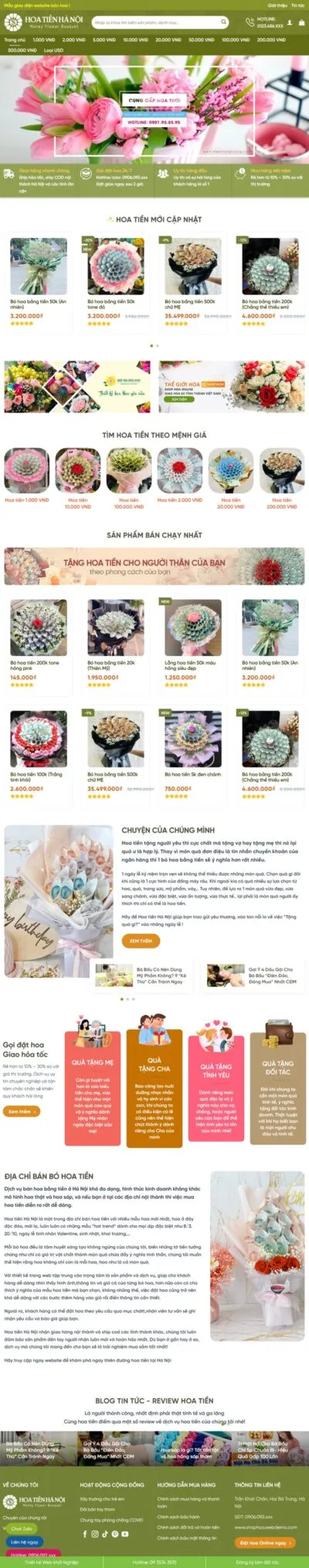 Theme wordpress hoa tươi 04