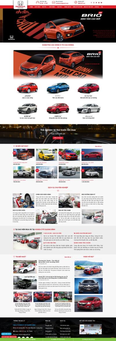 Theme wordpress honda ô tô 02