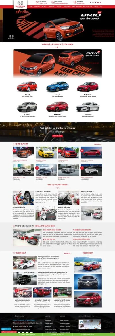 Theme wordpress honda ô tô 02