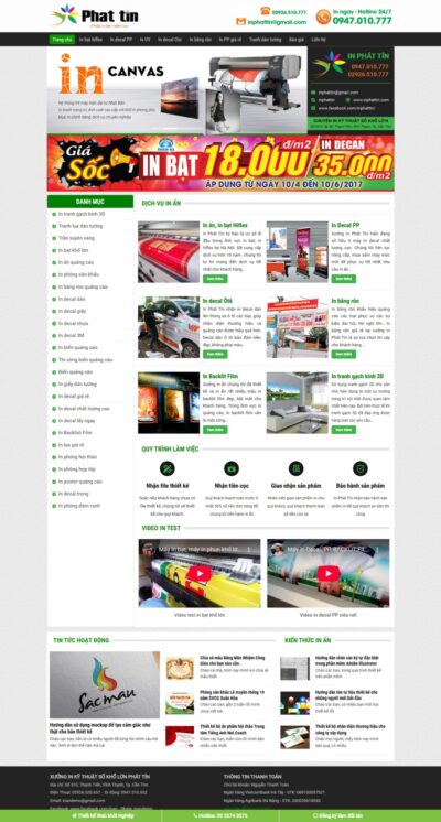 Theme wordpress in ấn