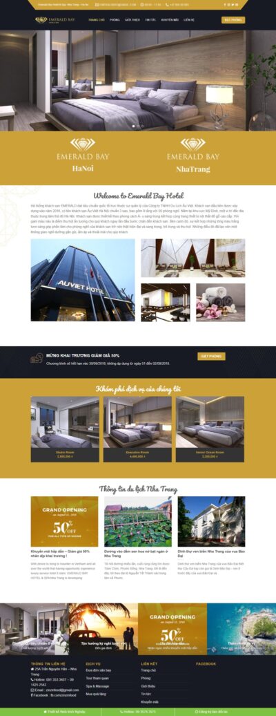 Theme wordpress khách sạn 01