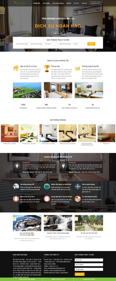 Theme wordpress khách sạn