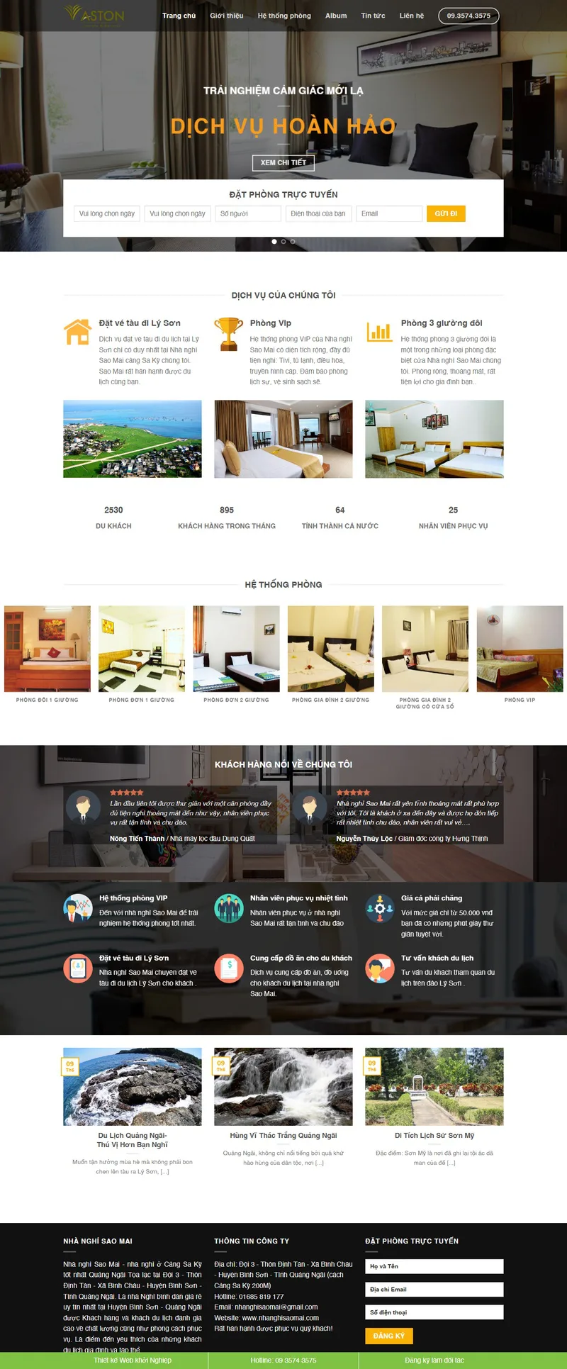 Theme wordpress khách sạn