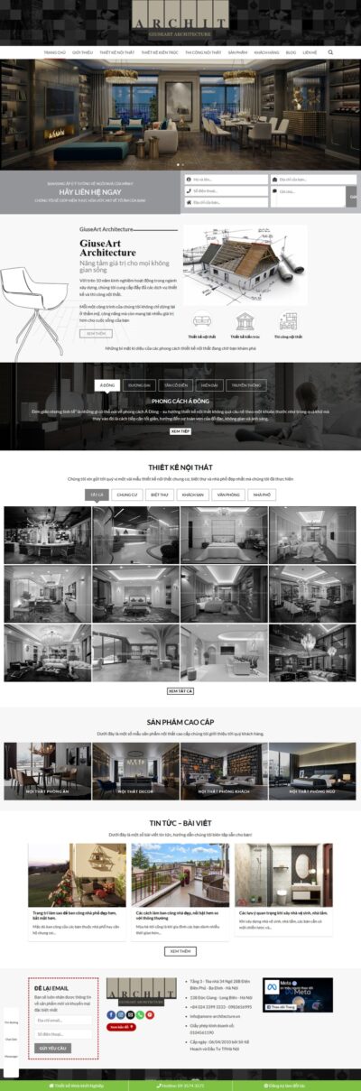 Theme wordpress kiến trúc 03